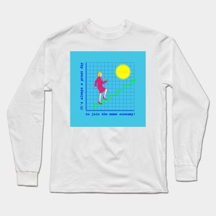 Join The Meme Economy Long Sleeve T-Shirt